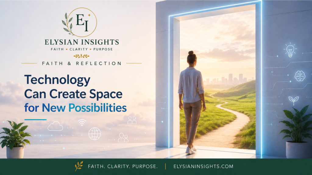 Technology Can Create Space for New Possibilities
