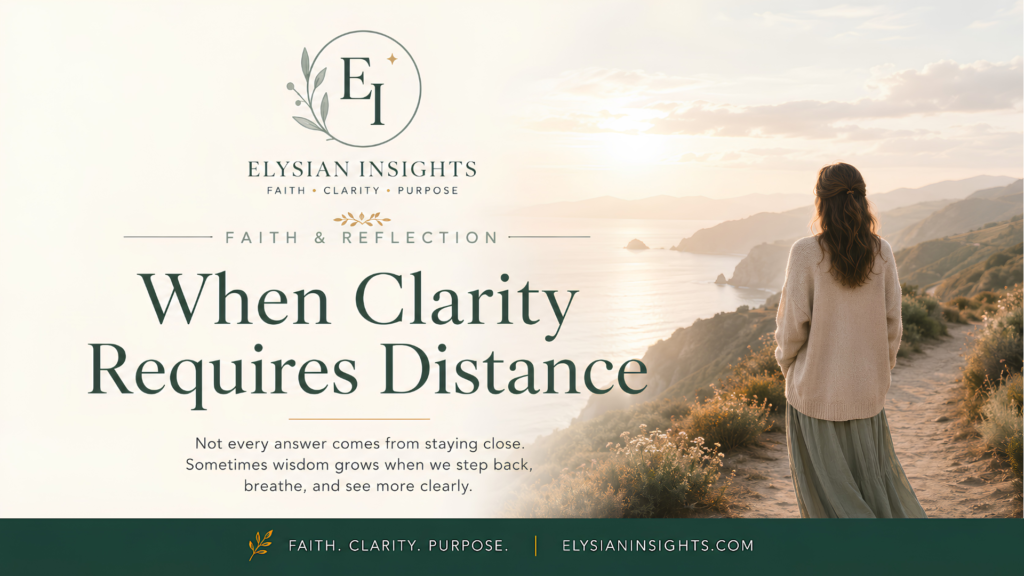 When Clarity Requires Distance
