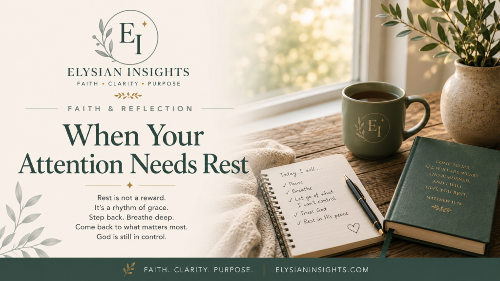 When Your Attention Needs Rest