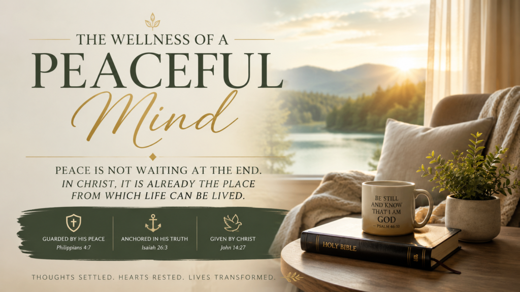 The Wellness of a Peaceful Mind
